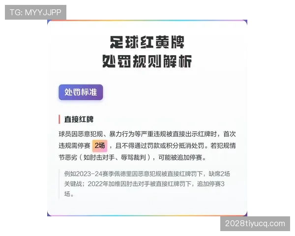红牌停赛规则详解：处罚条件与复出时间判定标准